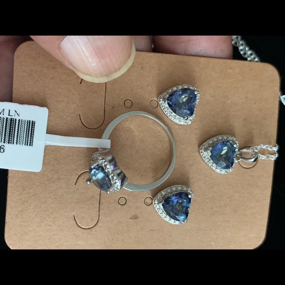 Mystic Gemstone Necklace & Earrings Set - Picture 2 of 6